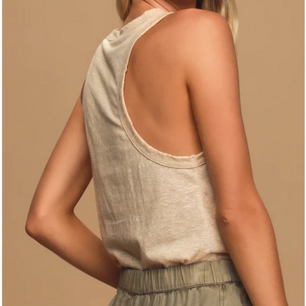 Triblend Heather Racerback Tank - Picture 3 of 5